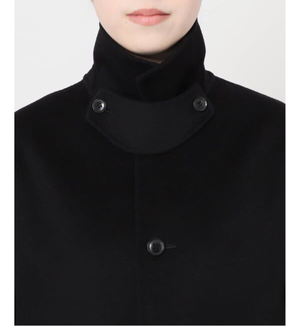 FRAMeWORK「≪追加≫ハミルトンバルカラーミドルコート」|ステンカラーコート|