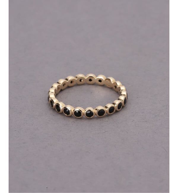 Lilas by Spick&Span「オニキスフクリンフルエタニティーリング K10」|リング|