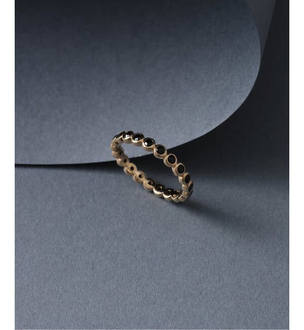 Lilas by Spick&Span「オニキスフクリンフルエタニティーリング K10」|リング|