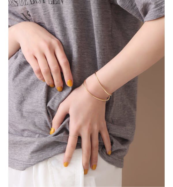 Lilas by Spick&Span「2.5パイプC型バングル K10」|ブレスレット・バングル|