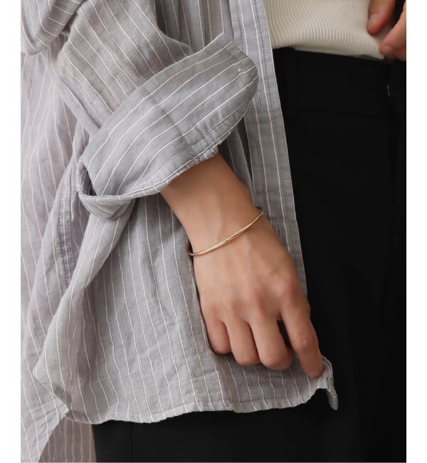 Lilas by Spick&Span「2.5パイプC型バングル K10」|ブレスレット・バングル|