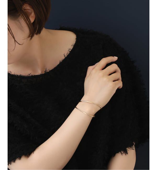 Lilas by Spick&Span「2.5パイプC型バングル K10」|ブレスレット・バングル|