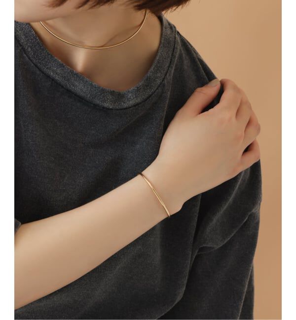 Lilas by Spick&Span「2.5パイプC型バングル K10」|ブレスレット・バングル|