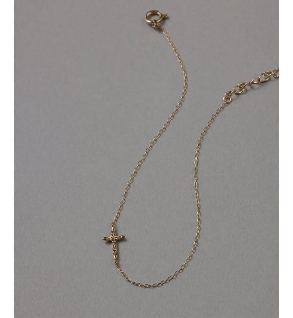 Lilas by Spick&Span「クロスダイヤブレスレット K10」|ブレスレット・バングル|