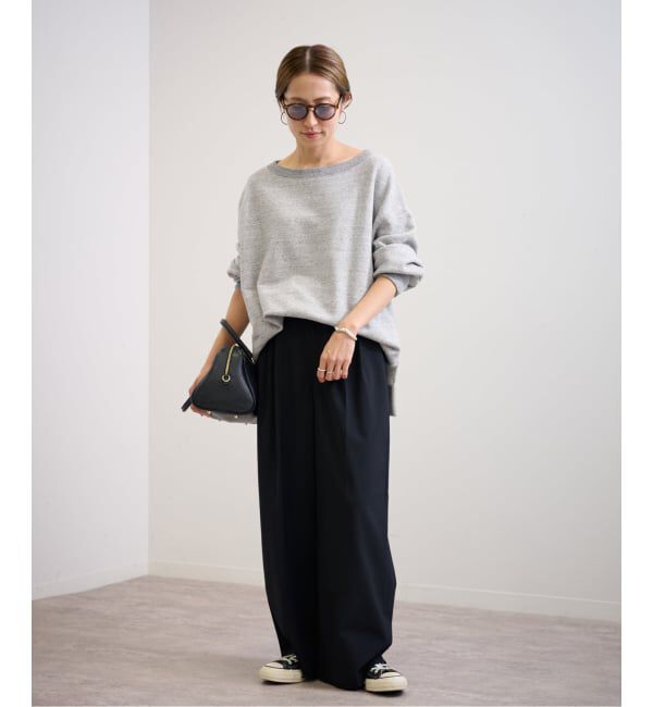 FRAMeWORK「≪一部カラーWEB限定 / 追加≫ボートネックワイドスウェット」|スウェット・ジャージ|