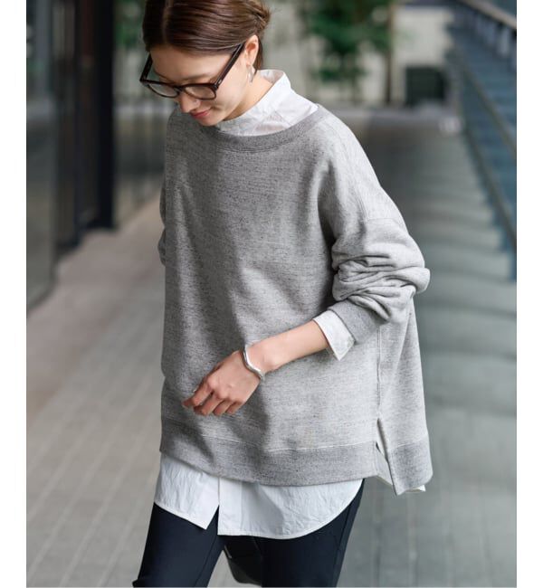 FRAMeWORK「≪一部カラーWEB限定 / 追加≫ボートネックワイドスウェット」|スウェット・ジャージ|