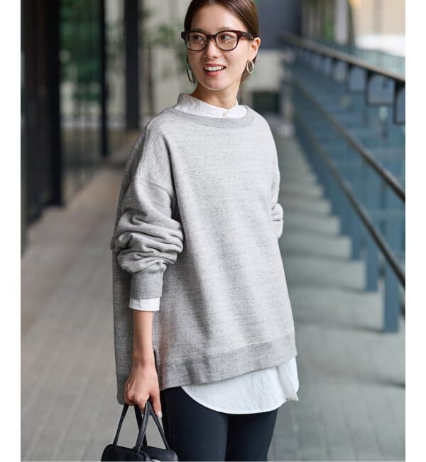 FRAMeWORK「≪一部カラーWEB限定 / 追加≫ボートネックワイドスウェット」|スウェット・ジャージ|