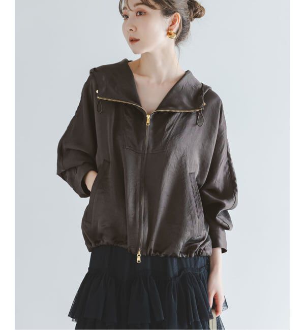 NOBLE「ミルキーサテンアノラックパーカー」|その他|