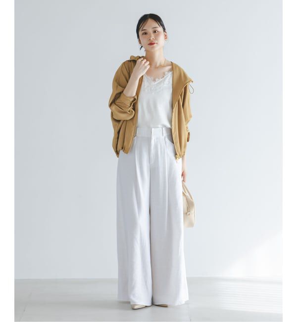 NOBLE「ミルキーサテンアノラックパーカー」|その他|