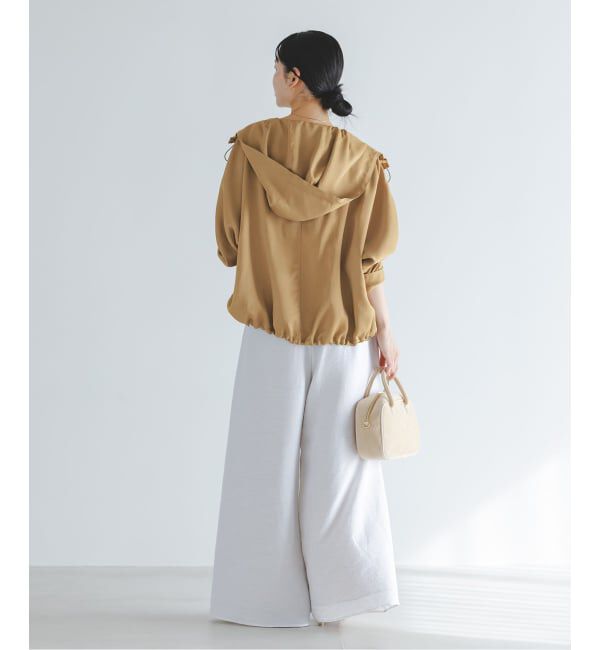 NOBLE「ミルキーサテンアノラックパーカー」|その他|