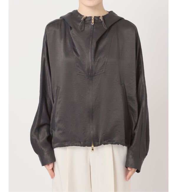 NOBLE「ミルキーサテンアノラックパーカー」|その他|