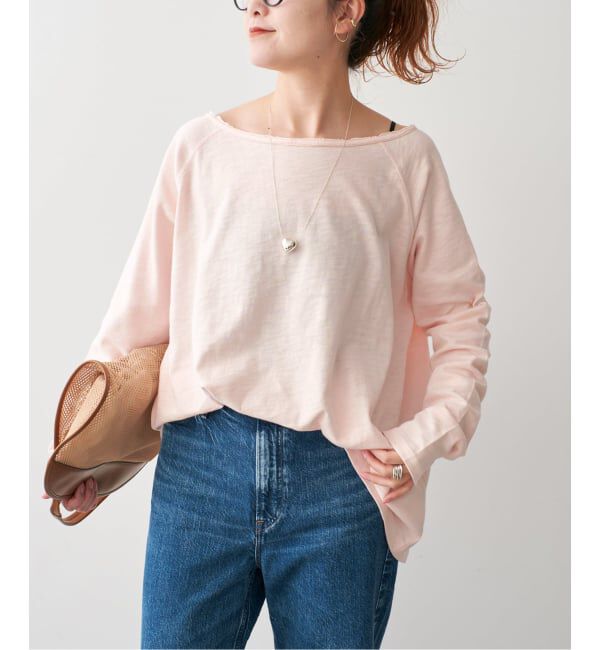 Spick and Span「《WEB限定 / 追加》コットンスラブクルーネックプルオーバー」|Tシャツ・カットソー|