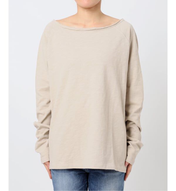 Spick and Span「《WEB限定 / 追加》コットンスラブクルーネックプルオーバー」|Tシャツ・カットソー|