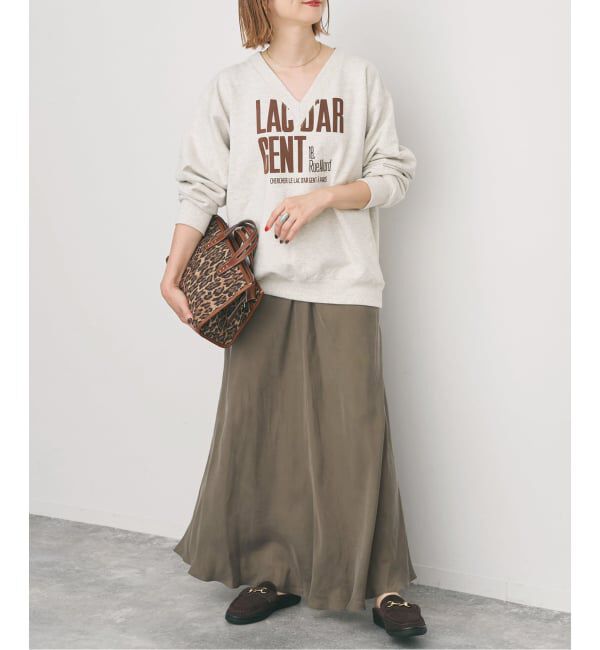 Spick and Span「《新色有り / 追加》ウォッシャブルキュプラフレアスカート」|スカート|