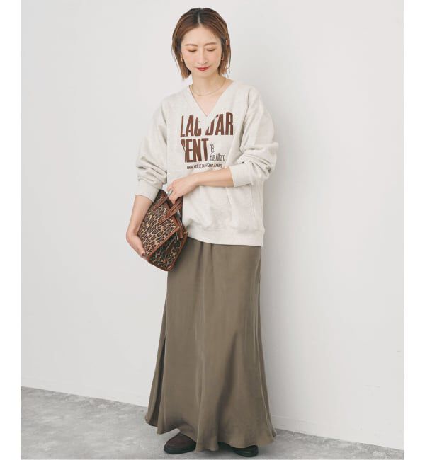 Spick and Span「《新色有り / 追加》ウォッシャブルキュプラフレアスカート」|スカート|