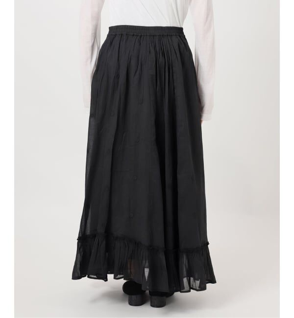 Spick and Span「《一部店舗+WEB限定予約》ドットエンブロイダリースカート」|スカート|