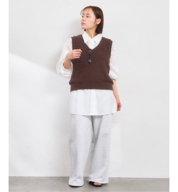 U by SPICK&SPAN「コットンシャギーニットベスト」|ベスト・ジレ|