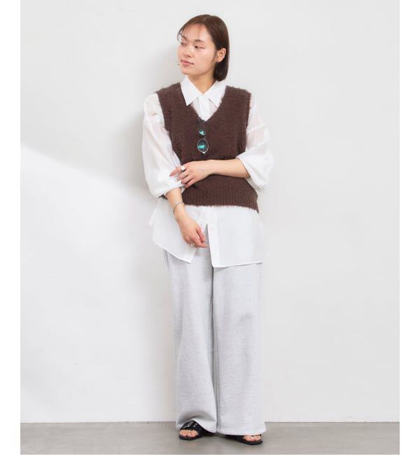 U by SPICK&SPAN「コットンシャギーニットベスト」|ベスト・ジレ|