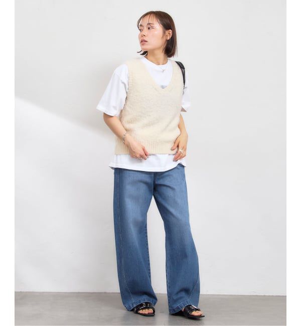 U by SPICK&SPAN「コットンシャギーニットベスト」|ベスト・ジレ|