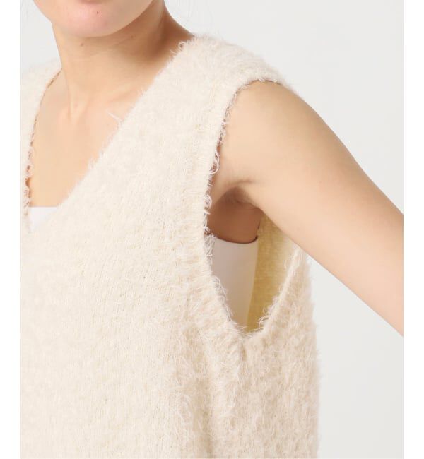 U by SPICK&SPAN「コットンシャギーニットベスト」|ベスト・ジレ|