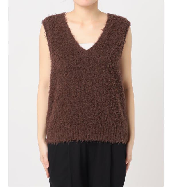 U by SPICK&SPAN「コットンシャギーニットベスト」|ベスト・ジレ|