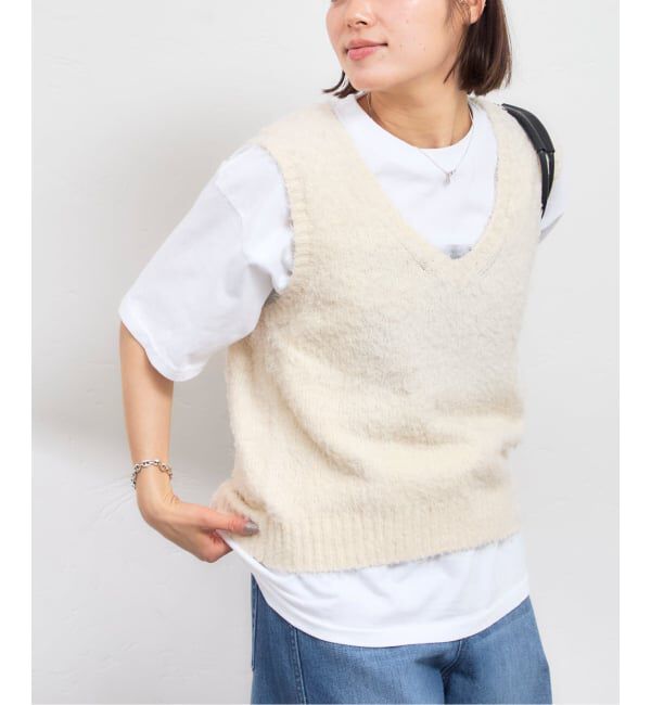 U by SPICK&SPAN「コットンシャギーニットベスト」|ベスト・ジレ|