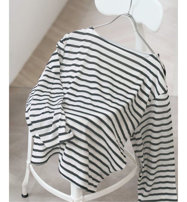 Spick and Span「シアーボーダーTシャツ」|Tシャツ・カットソー|