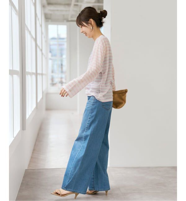 Spick and Span「シアーボーダーTシャツ」|Tシャツ・カットソー|