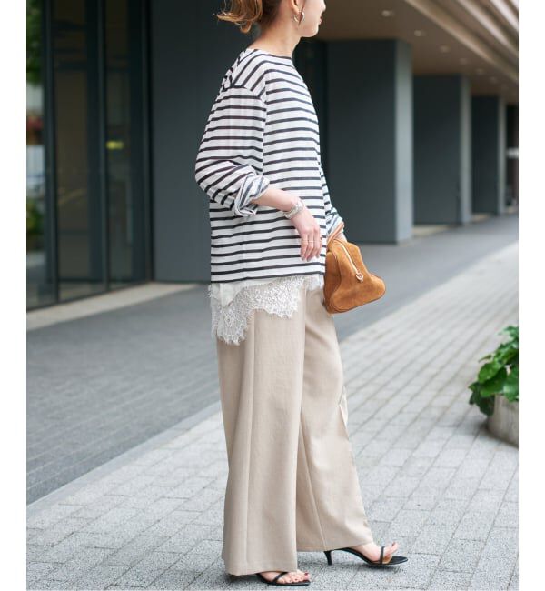 Spick and Span「シアーボーダーTシャツ」|Tシャツ・カットソー|