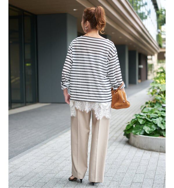 Spick and Span「シアーボーダーTシャツ」|Tシャツ・カットソー|