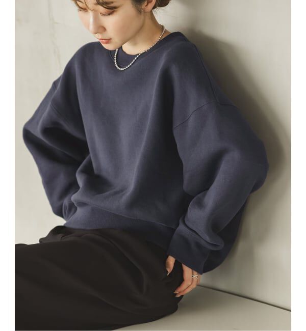 NOBLE「《WEB限定追加》ナッピングオーバーニュアンススウェット」|スウェット・ジャージ|グレー