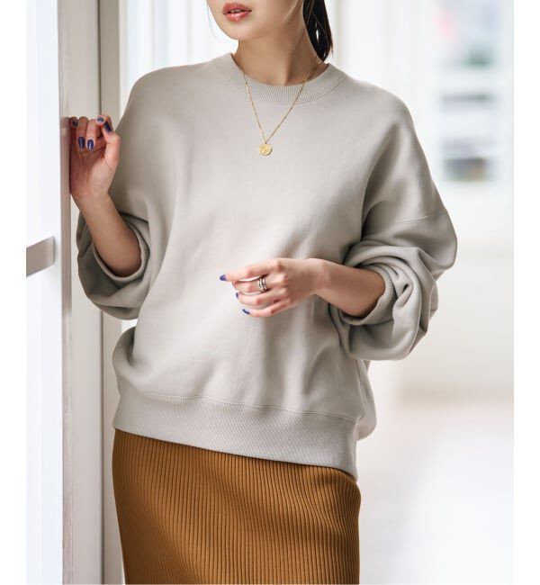 NOBLE「《WEB限定追加》ナッピングオーバーニュアンススウェット」|スウェット・ジャージ|