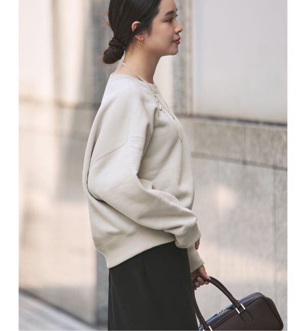 NOBLE「《WEB限定追加》ナッピングオーバーニュアンススウェット」|スウェット・ジャージ|