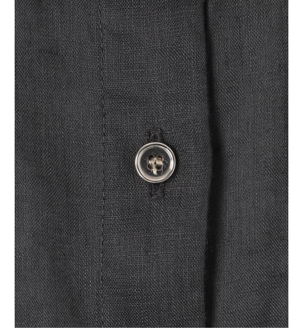 Spick and Span「《ゆったりサイズ》追加 80リネンカシュクール ビッグシャツ」|シャツ・ブラウス|