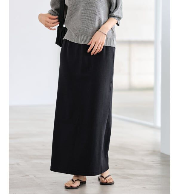 FRAMeWORK「≪手洗い可≫コットンリブスカート」|スカート|