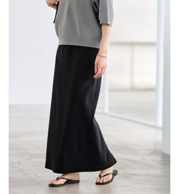 FRAMeWORK「≪手洗い可≫コットンリブスカート」|スカート|