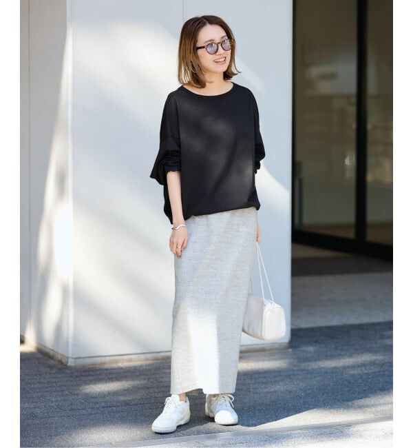 FRAMeWORK「≪手洗い可≫コットンリブスカート」|スカート|