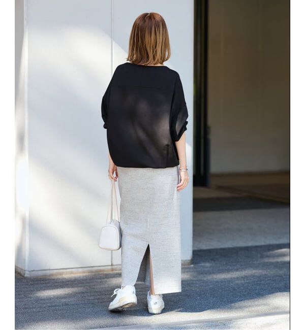 FRAMeWORK「≪手洗い可≫コットンリブスカート」|スカート|