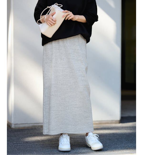 FRAMeWORK「≪手洗い可≫コットンリブスカート」|スカート|