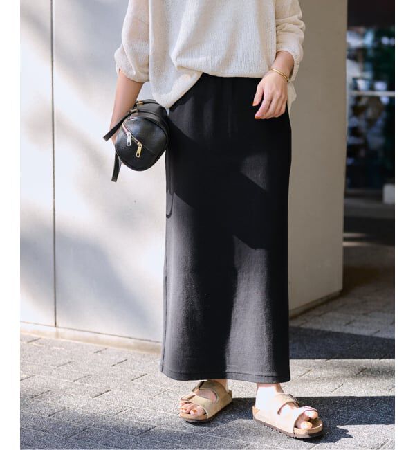 FRAMeWORK「≪手洗い可≫コットンリブスカート」|スカート|