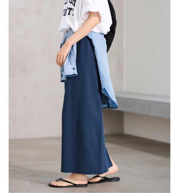 FRAMeWORK「≪手洗い可≫コットンリブスカート」|スカート|