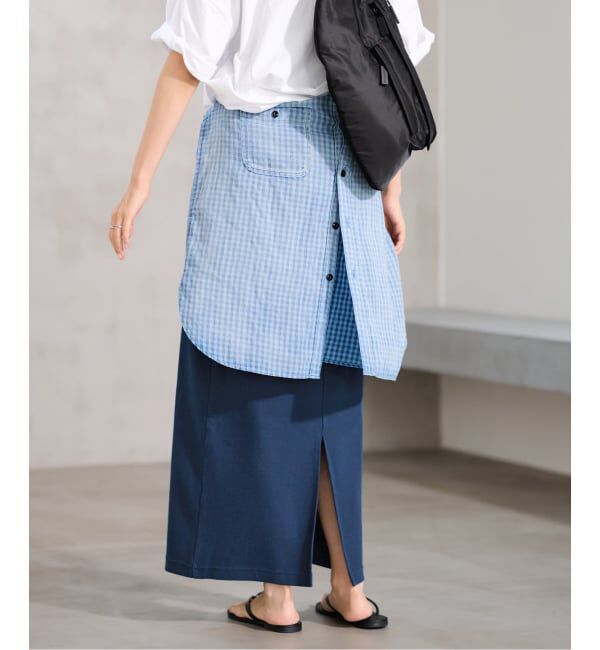 FRAMeWORK「≪手洗い可≫コットンリブスカート」|スカート|