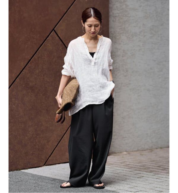 FRAMeWORK「≪新色 / 追加≫ポリエステルツイルリラックスパンツ」|その他|