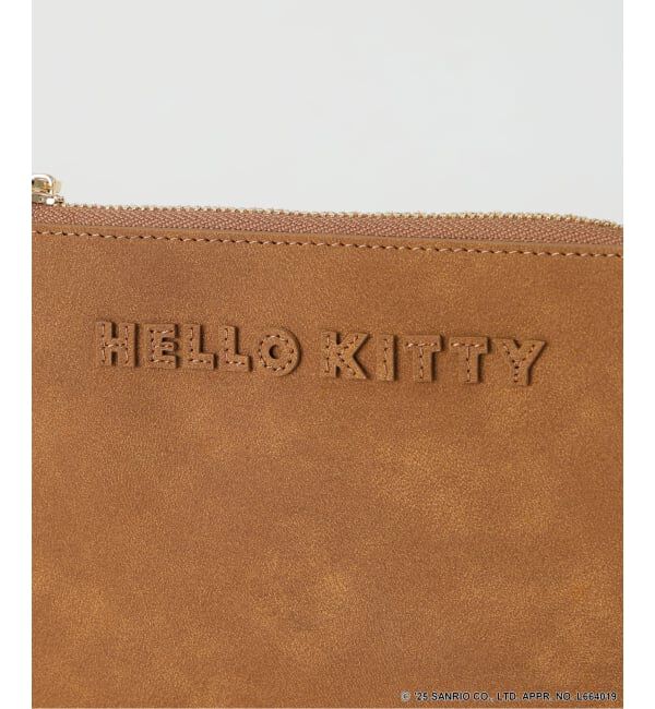 Spick and Span「《追加》HELLO KITTY S&S HASHIBAMI フェイクスエードポーチ」|ポーチ|