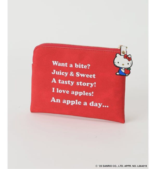 Spick and Span「《追加》HELLO KITTY S&S HASHIBAMI フェイクスエードポーチ」|ポーチ|