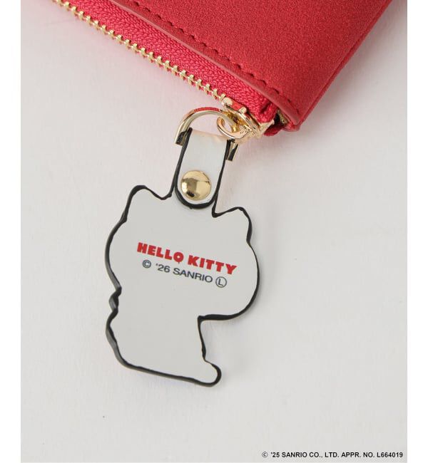 Spick and Span「《追加》HELLO KITTY S&S HASHIBAMI フェイクスエードポーチ」|ポーチ|