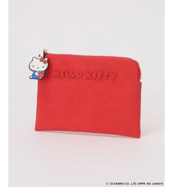 Spick and Span「《追加》HELLO KITTY S&S HASHIBAMI フェイクスエードポーチ」|ポーチ|
