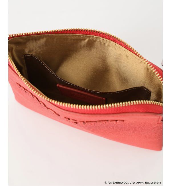 Spick and Span「《追加》HELLO KITTY S&S HASHIBAMI フェイクスエードポーチ」|ポーチ|