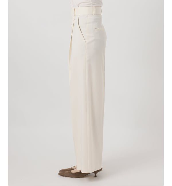 NOBLE「《追加・WEB限定カラー》エステルツイルストレッチスラックスパンツ」|スラックス|