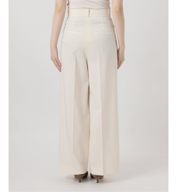 NOBLE「《追加・WEB限定カラー》エステルツイルストレッチスラックスパンツ」|スラックス|